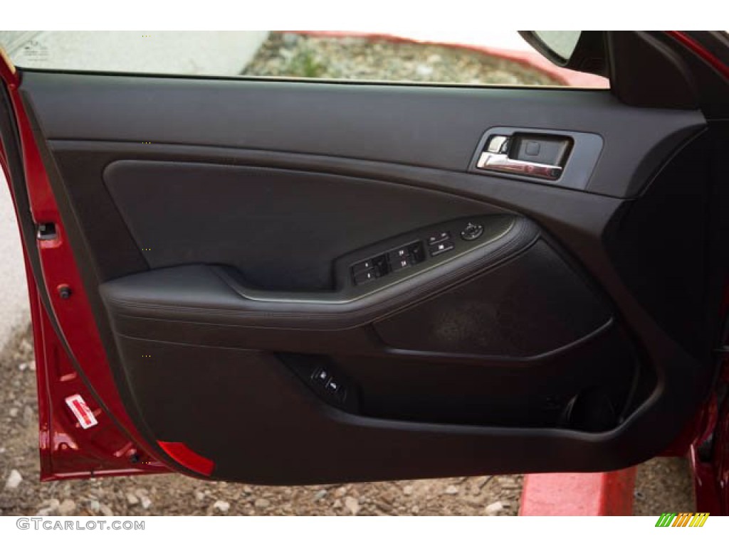 2012 Optima SX - Spicy Red / Black photo #22