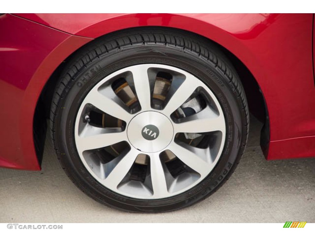 2012 Optima SX - Spicy Red / Black photo #31