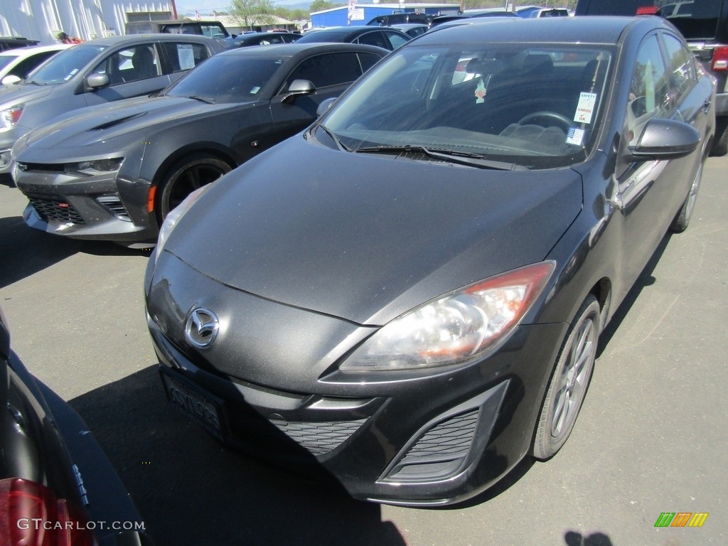 2011 MAZDA3 i Touring 4 Door - Graphite Mica / Black photo #2