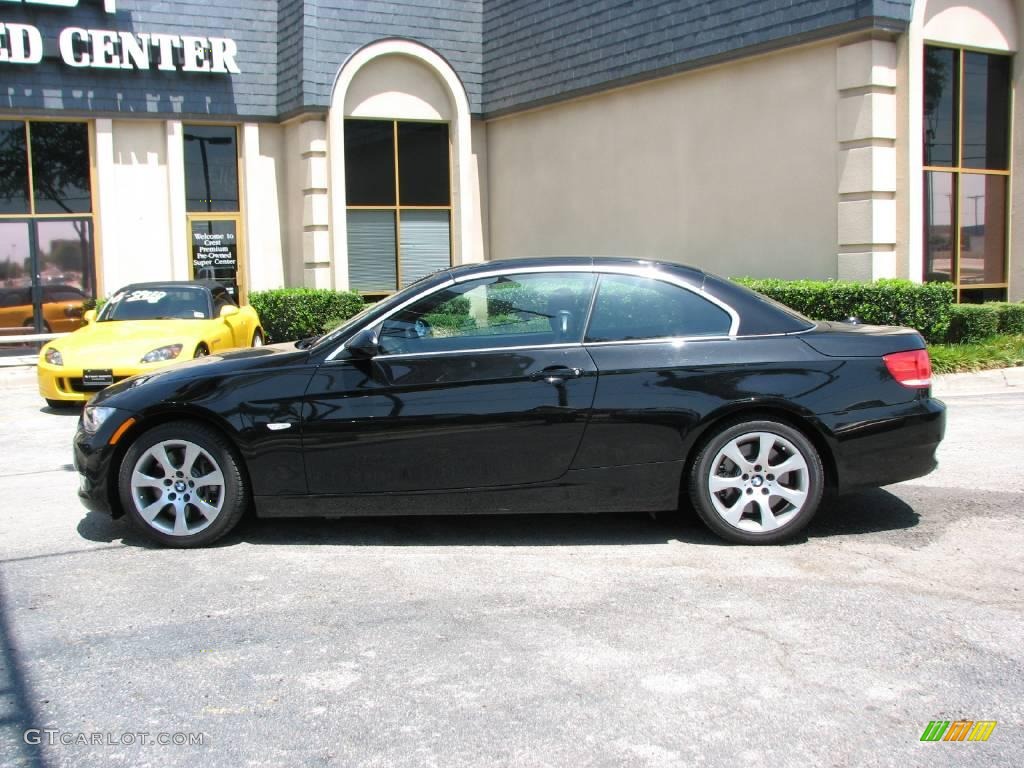 2008 3 Series 335i Convertible - Jet Black / Black photo #4