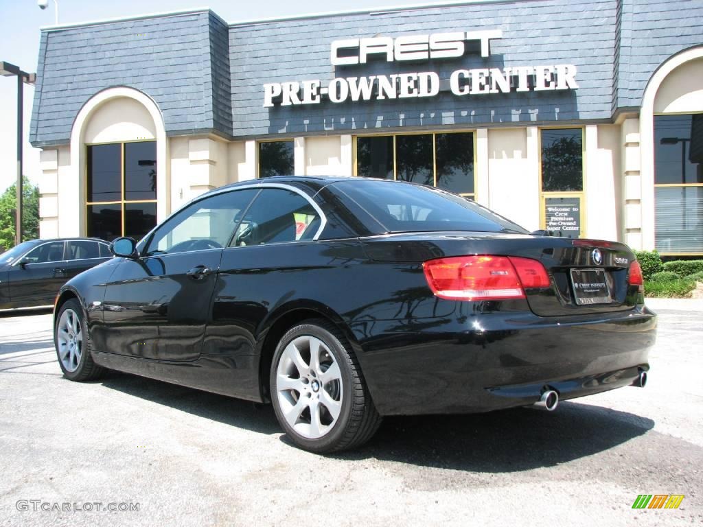 2008 3 Series 335i Convertible - Jet Black / Black photo #5