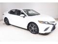 2019 Super White Toyota Camry SE  photo #1
