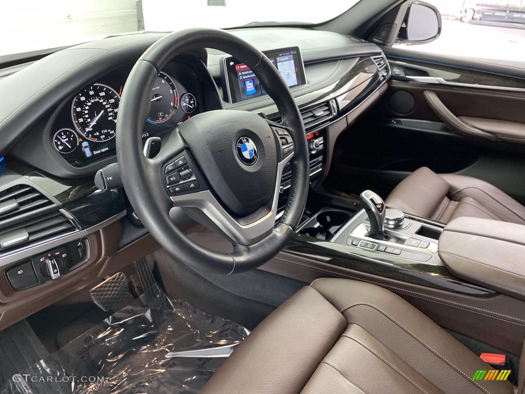 Mocha Interior 2018 BMW X5 xDrive35d Photo #141668838