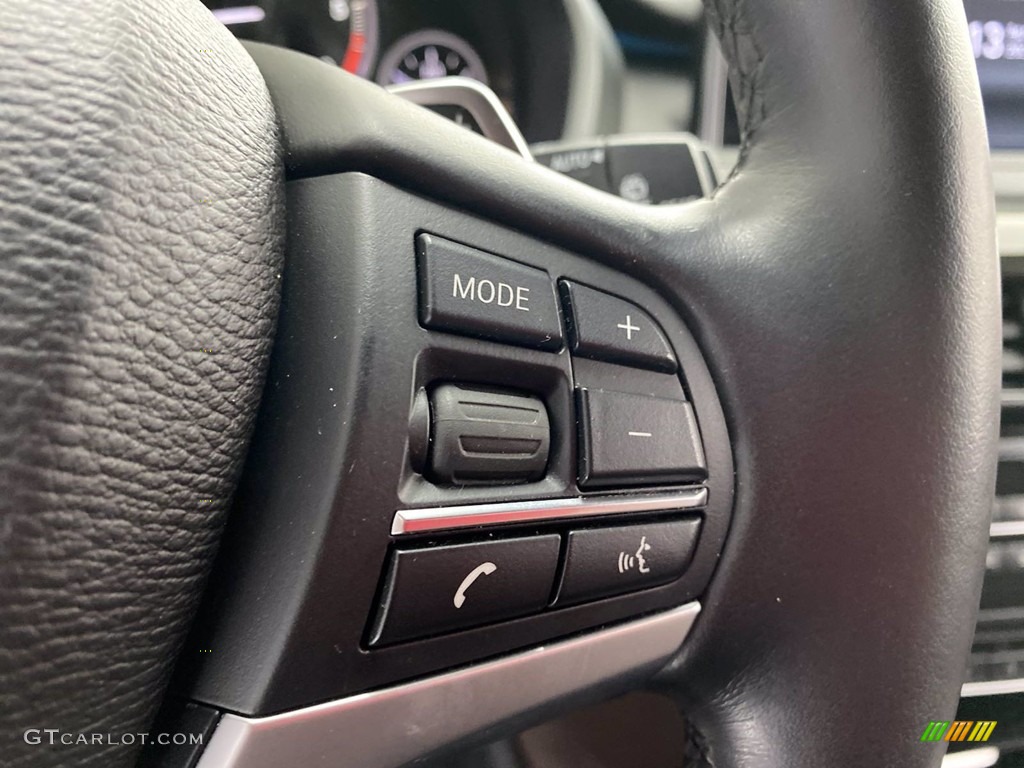 2018 BMW X5 xDrive35d Mocha Steering Wheel Photo #141668957