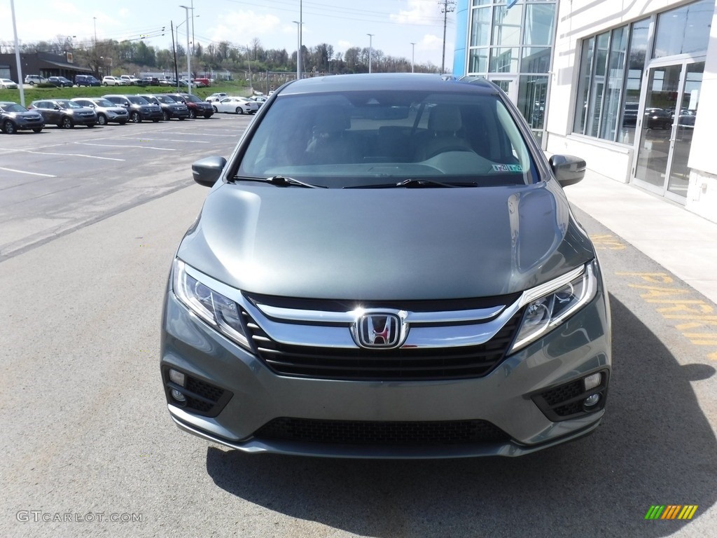 2018 Odyssey EX-L - Forest Mist Metallic / Beige photo #5