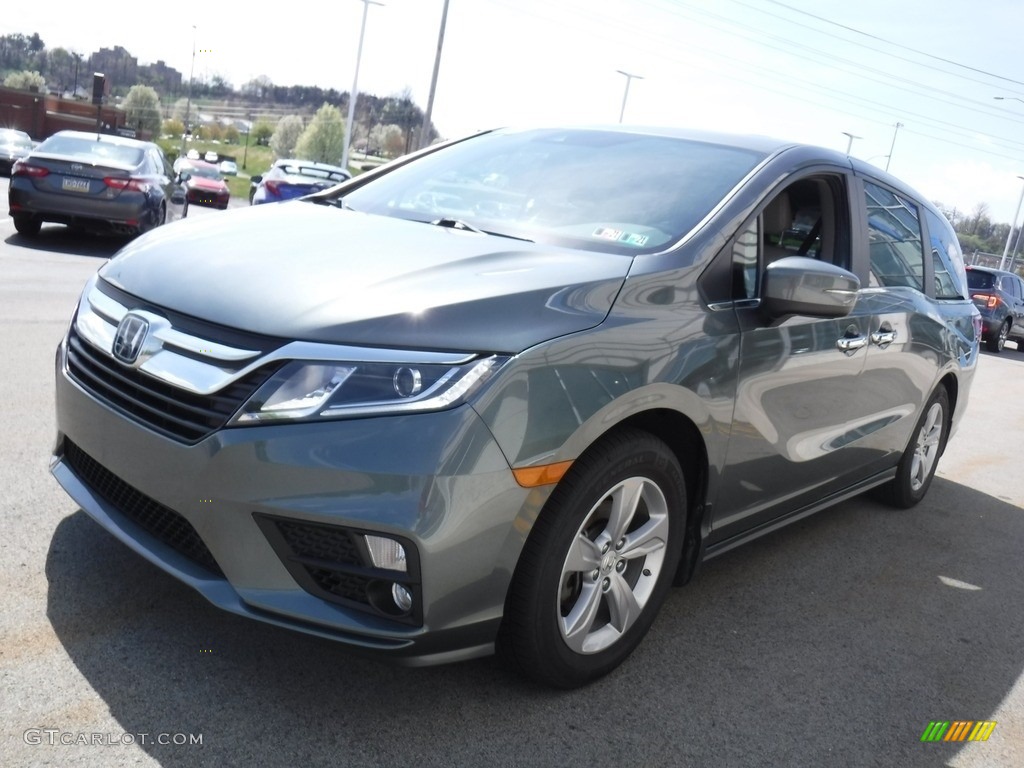 2018 Odyssey EX-L - Forest Mist Metallic / Beige photo #6