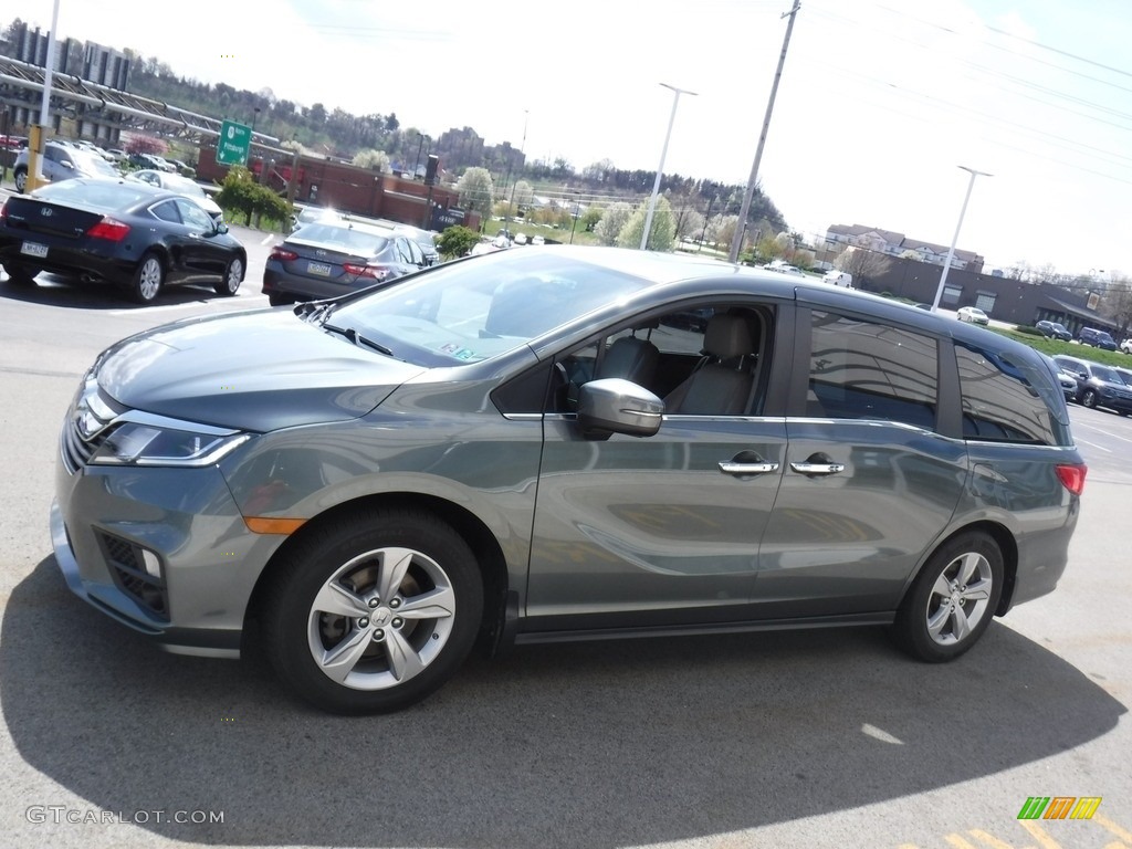 2018 Odyssey EX-L - Forest Mist Metallic / Beige photo #7