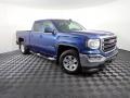 2017 Stone Blue Metallic GMC Sierra 1500 SLE Double Cab 4WD  photo #3