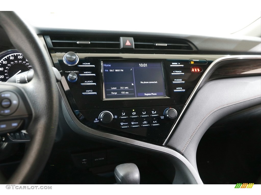 2018 Camry LE - Blue Crush Metallic / Black photo #9