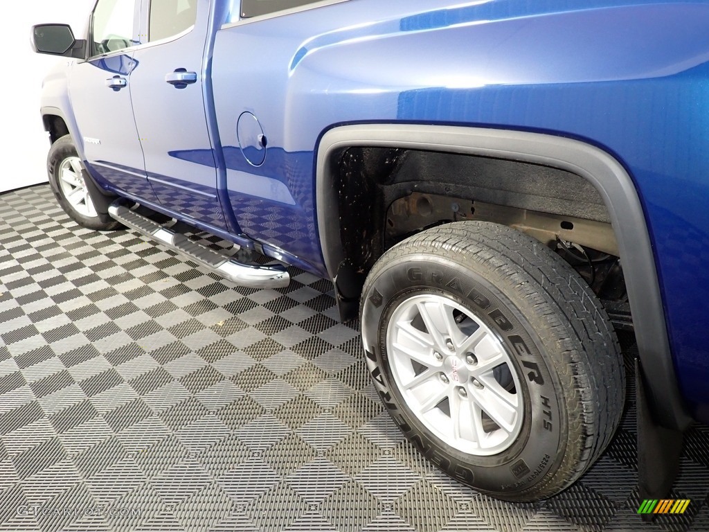 2017 Sierra 1500 SLE Double Cab 4WD - Stone Blue Metallic / Jet Black photo #10