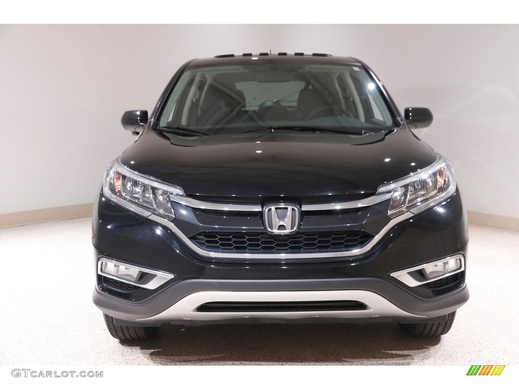 2016 CR-V EX AWD - Crystal Black Pearl / Black photo #2