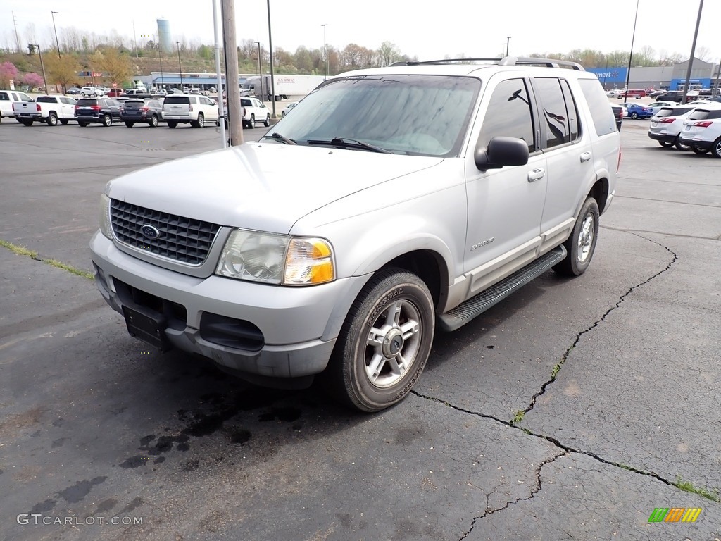 2002 Explorer XLT 4x4 - Silver Frost Metallic / Graphite photo #6