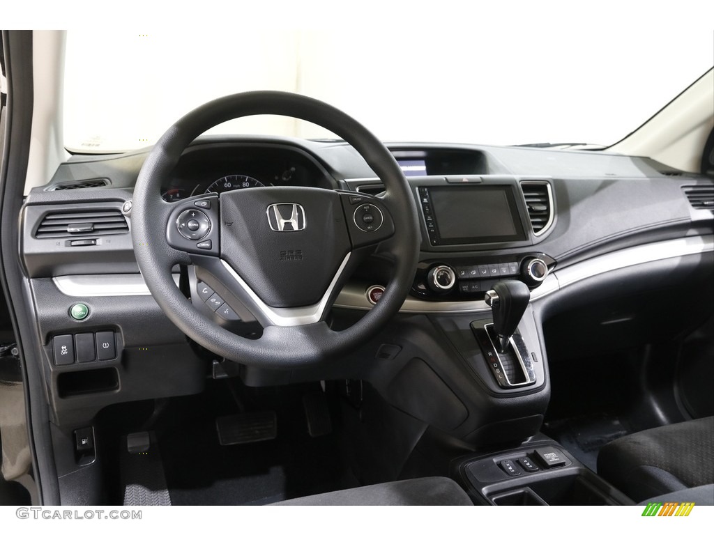 2016 CR-V EX AWD - Crystal Black Pearl / Black photo #7