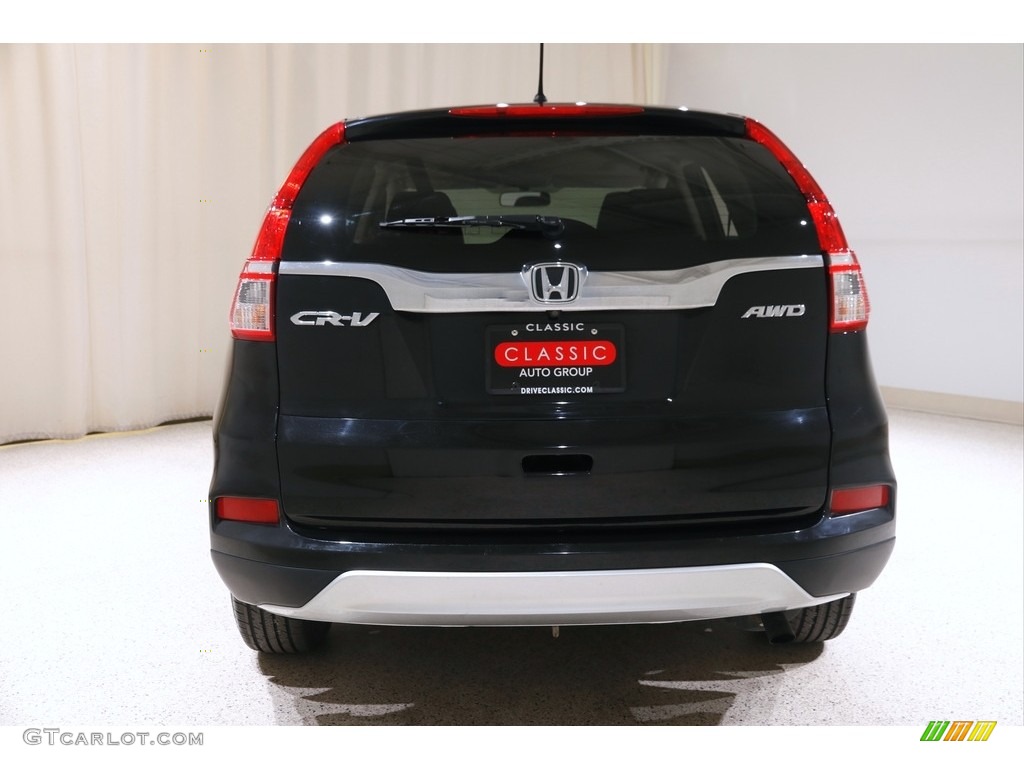 2016 CR-V EX AWD - Crystal Black Pearl / Black photo #22