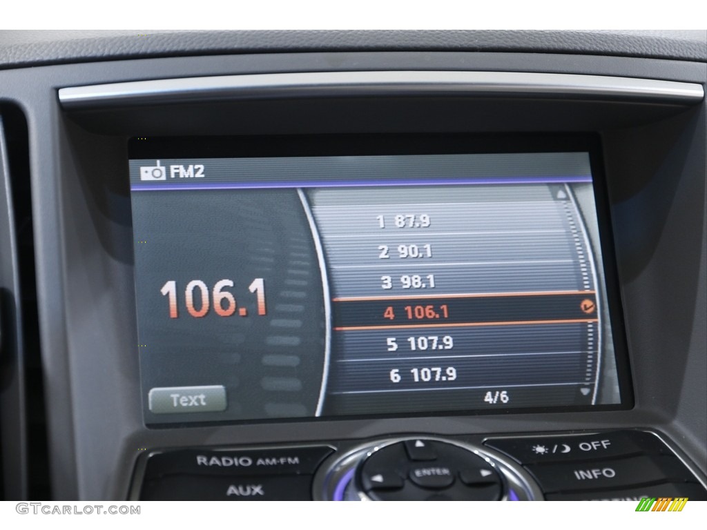 2012 Infiniti G 25 x AWD Sedan Audio System Photo #141671673