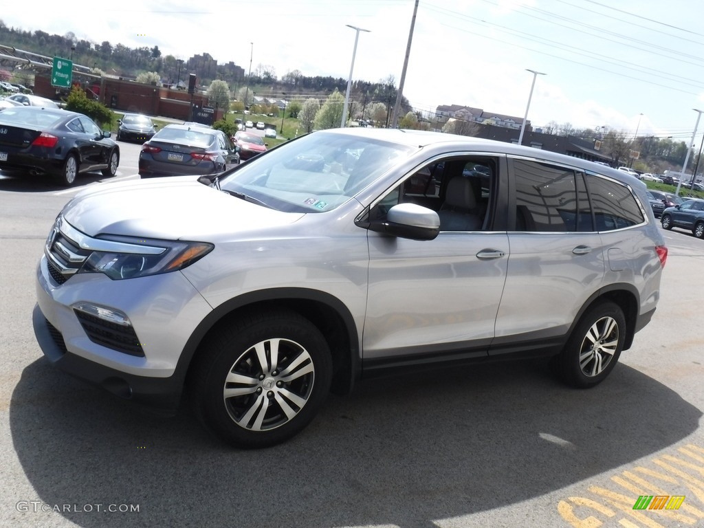 2016 Pilot EX-L AWD - Lunar Silver Metallic / Gray photo #6