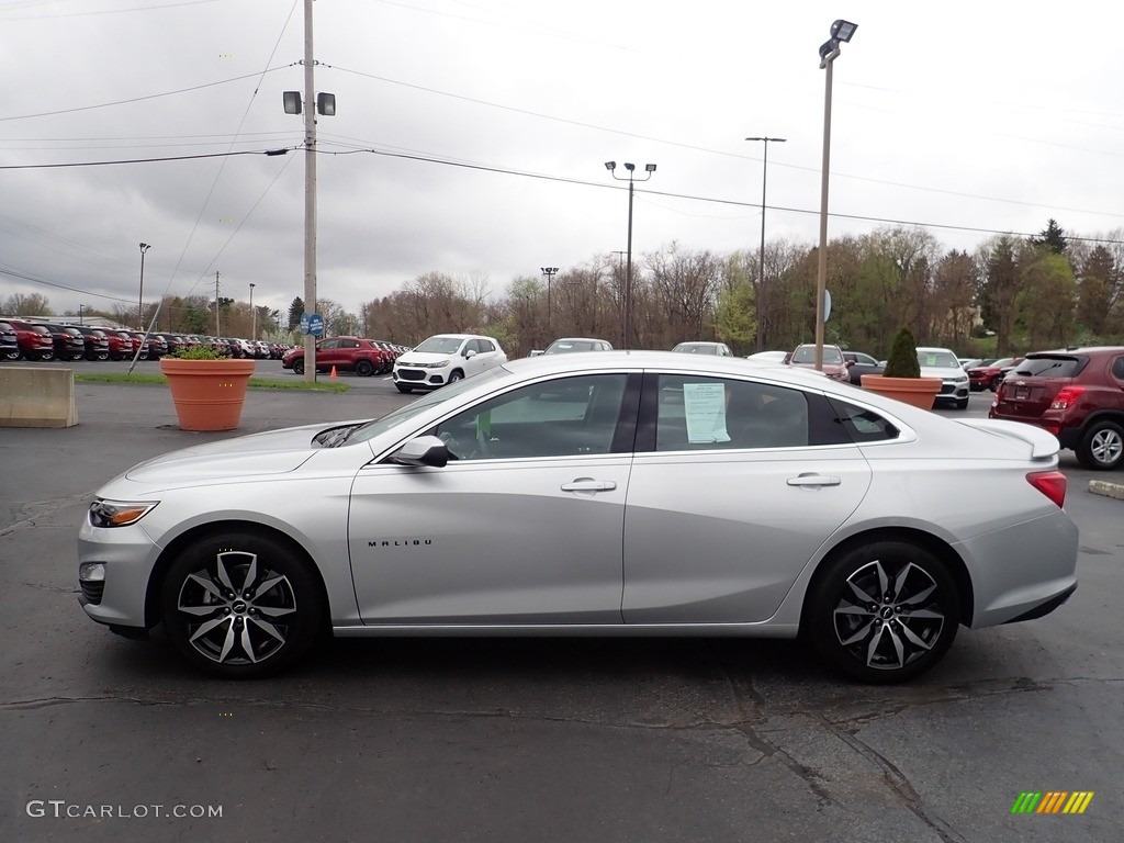 Silver Ice Metallic 2021 Chevrolet Malibu RS Exterior Photo #141672432