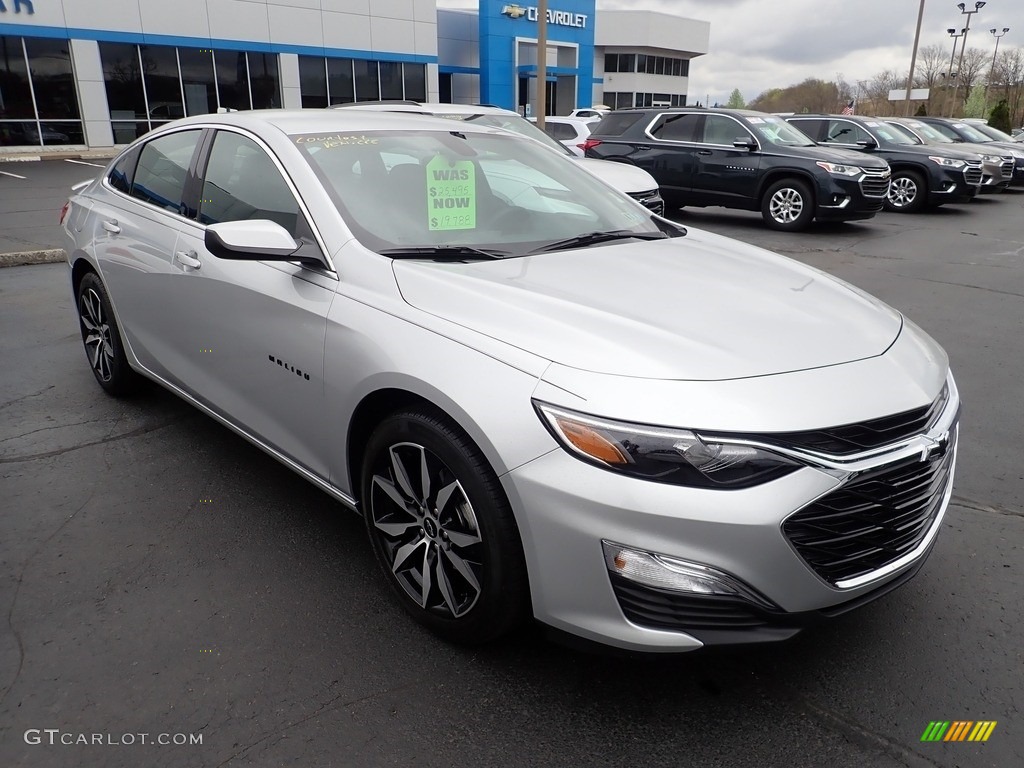 Silver Ice Metallic 2021 Chevrolet Malibu RS Exterior Photo #141672561