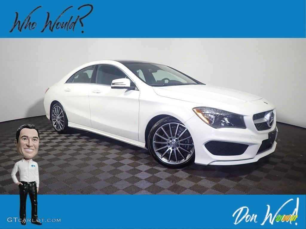 2016 CLA 250 4Matic - Cirrus White / Black photo #1