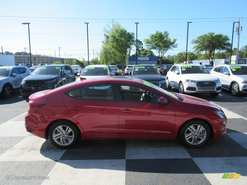 2019 Elantra Value Edition - Scarlet Red / Beige photo #3