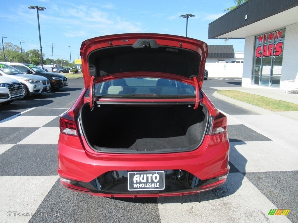 2019 Elantra Value Edition - Scarlet Red / Beige photo #5