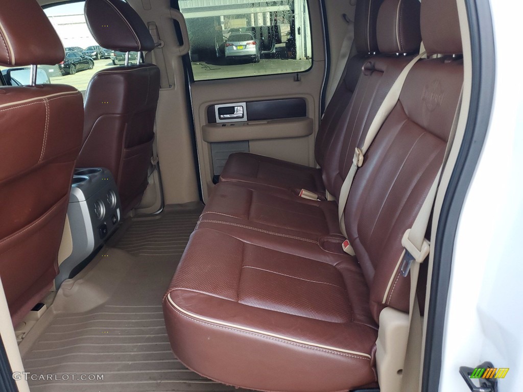 2011 F150 King Ranch SuperCrew 4x4 - White Platinum Metallic Tri-Coat / Sienna Brown/Black photo #6