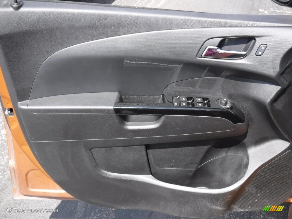 2017 Sonic LT Hatchback - Orange Burst Metallic / Jet Black photo #12