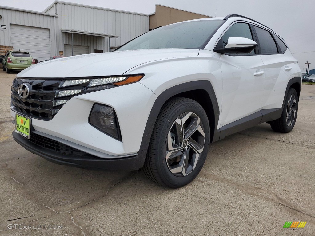 Quartz White 2022 Hyundai Tucson SEL Exterior Photo #141677430
