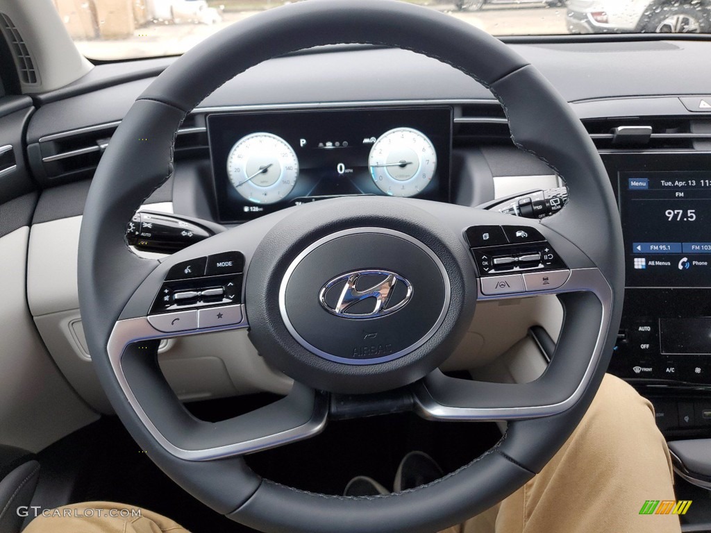 2022 Hyundai Tucson SEL Gray Steering Wheel Photo #141677664