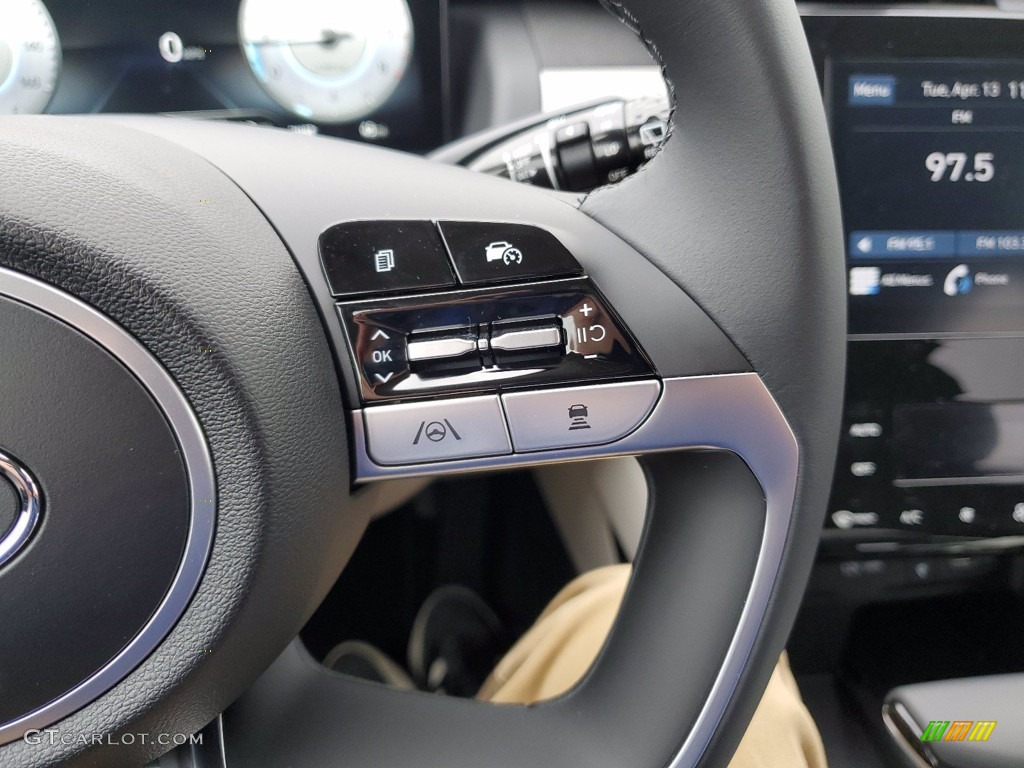 2022 Hyundai Tucson SEL Gray Steering Wheel Photo #141677694