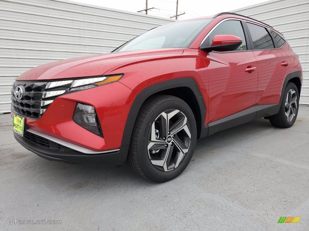 Calypso Red 2022 Hyundai Tucson SEL Exterior Photo 141677823