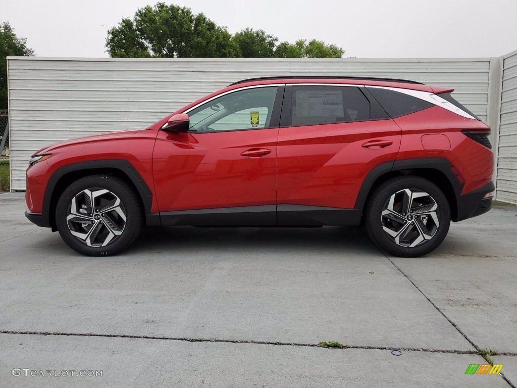Calypso Red 2022 Hyundai Tucson SEL Exterior Photo 141677865