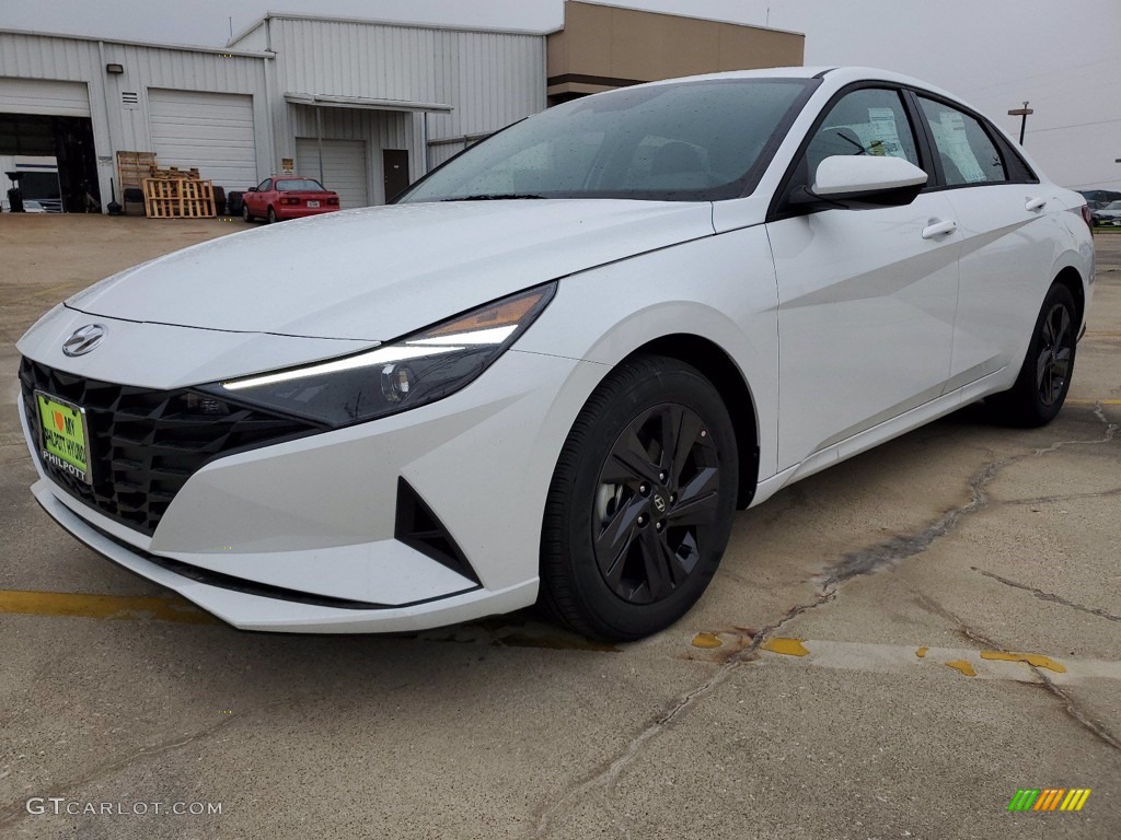 2021 Elantra SEL - Quartz White / Black photo #2