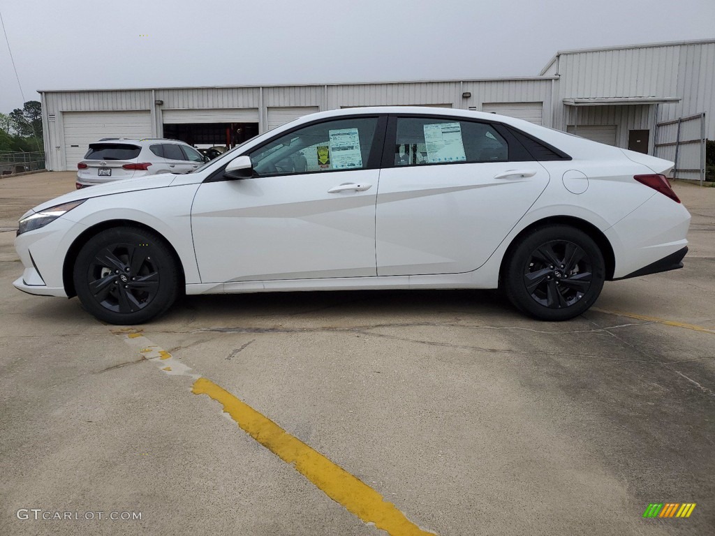 2021 Elantra SEL - Quartz White / Black photo #7