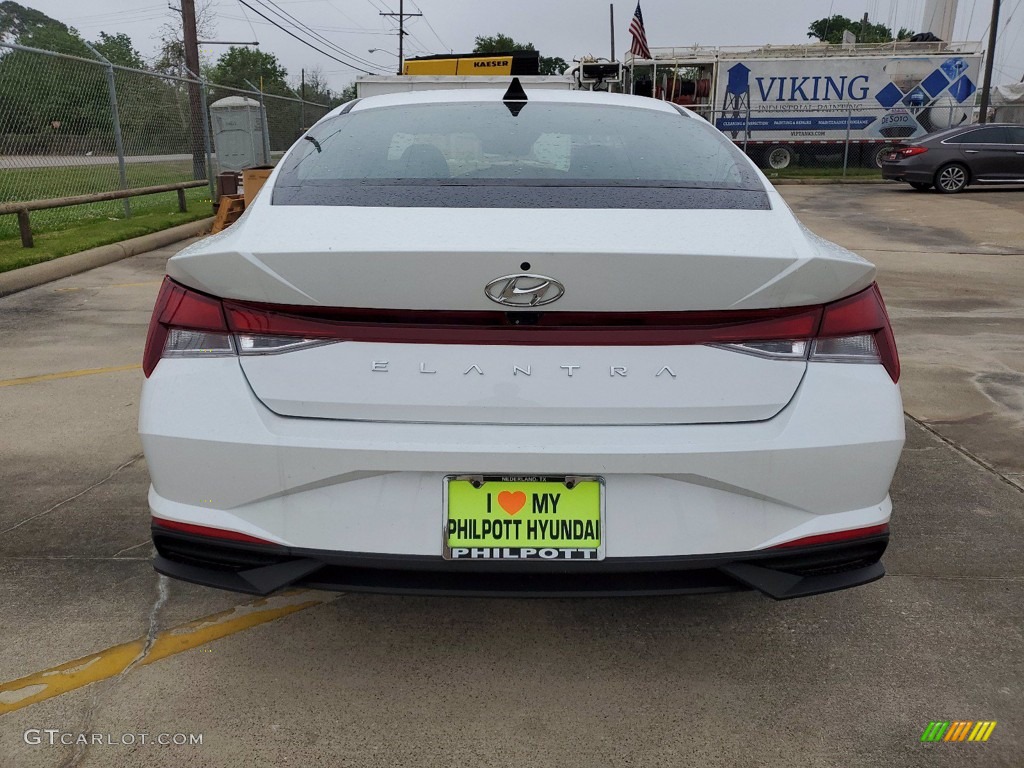 2021 Elantra SEL - Quartz White / Black photo #8