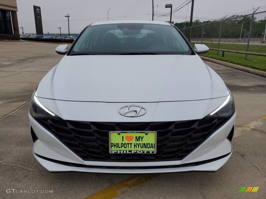 2021 Elantra SEL - Quartz White / Black photo #9
