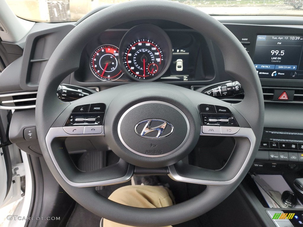2021 Elantra SEL - Quartz White / Black photo #15