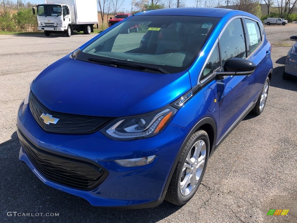 Kinetic Blue Metallic 2021 Chevrolet Bolt EV LT Exterior Photo #141679030
