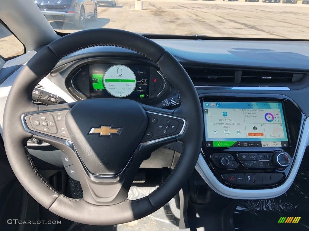 2021 Chevrolet Bolt EV LT Dark Galvanized Gray Dashboard Photo #141679116
