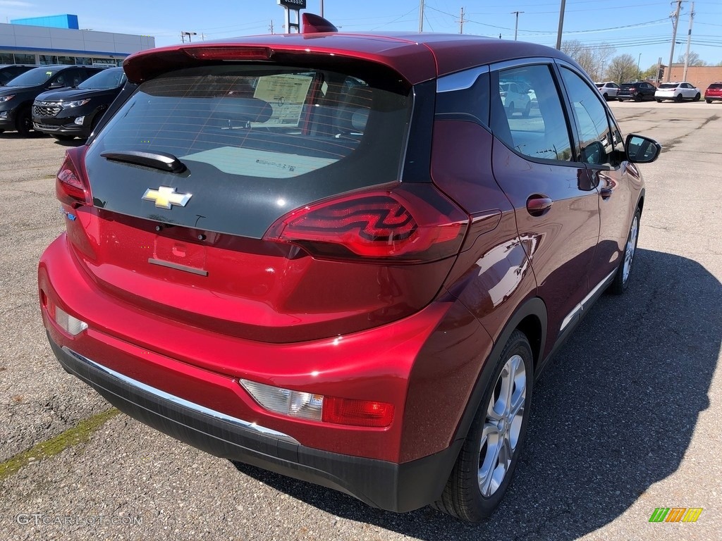 2020 Bolt EV LT - Cajun Red Tintcoat / Dark Galvanized/­Sky Cool Gray photo #3