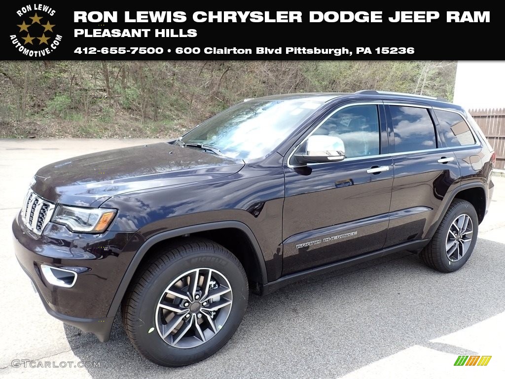 2021 Grand Cherokee Limited 4x4 - Sangria Metallic / Black photo #1