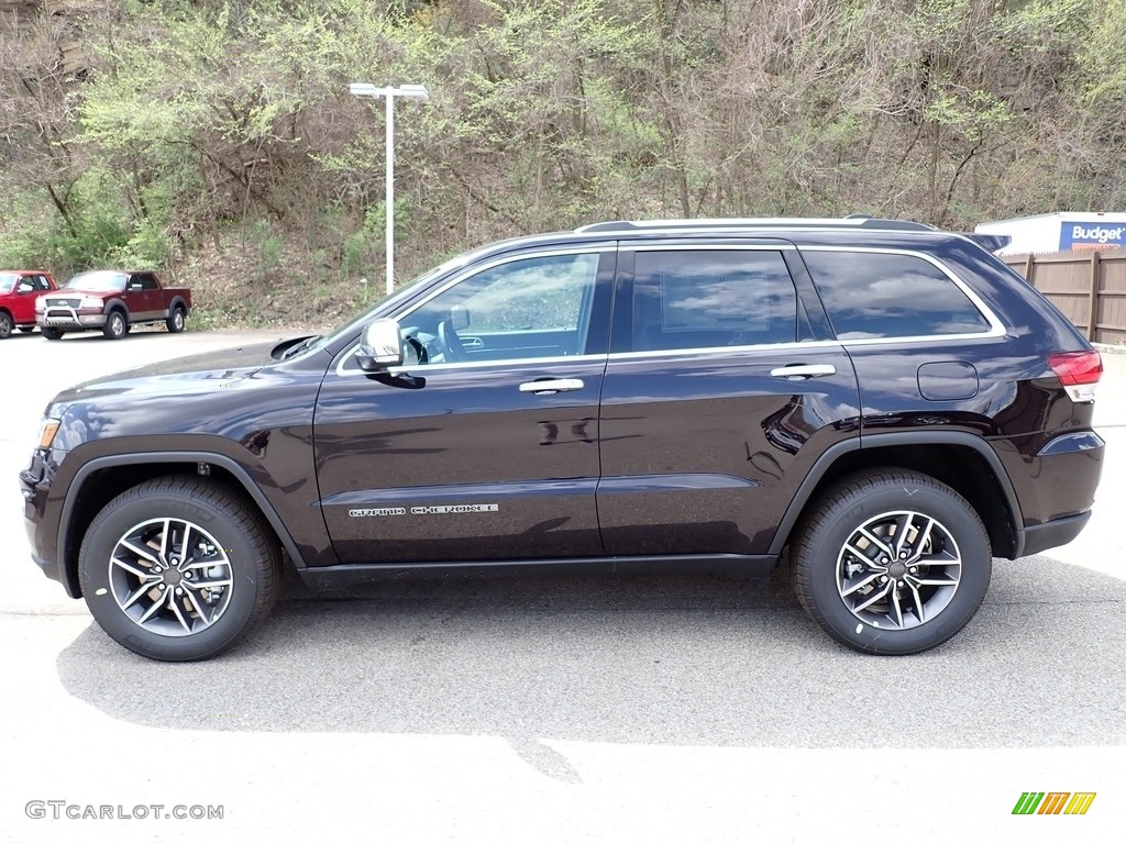 2021 Grand Cherokee Limited 4x4 - Sangria Metallic / Black photo #2