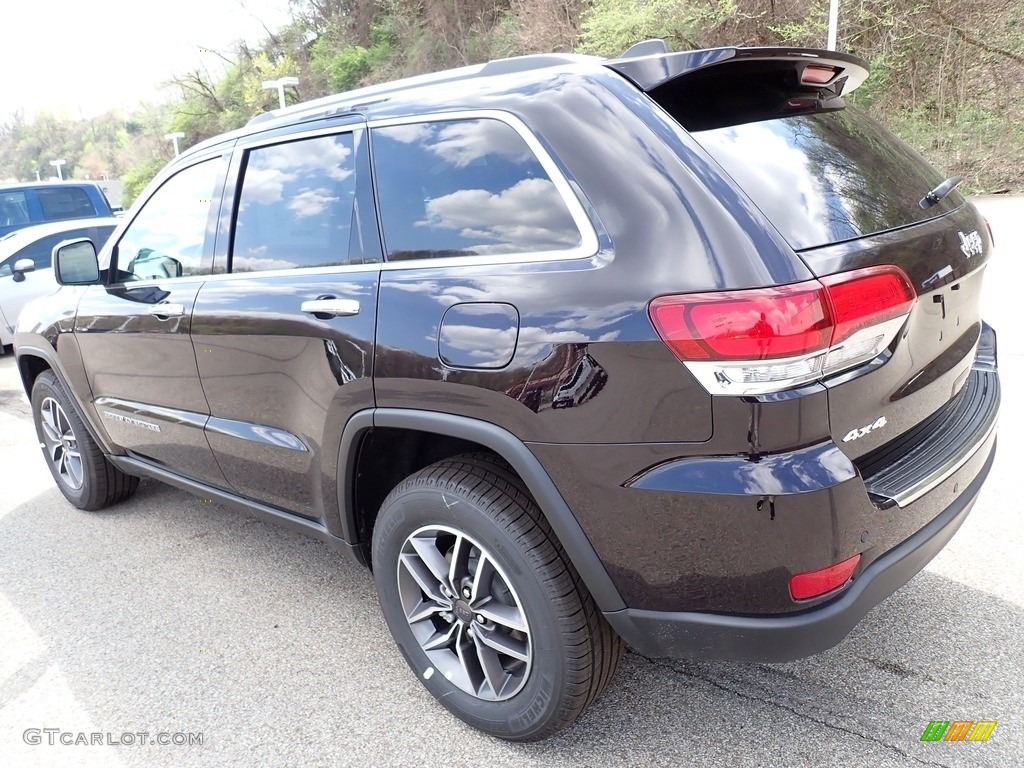 2021 Grand Cherokee Limited 4x4 - Sangria Metallic / Black photo #3