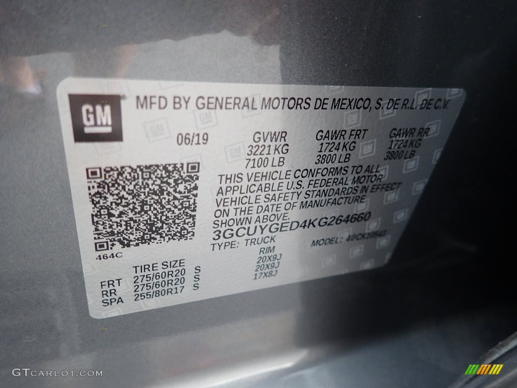 2019 Silverado 1500 LTZ Crew Cab 4WD - Satin Steel Metallic / Jet Black photo #28