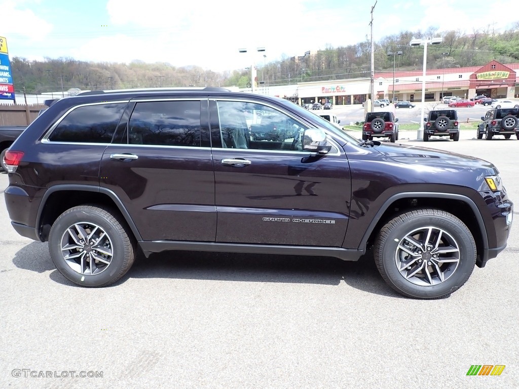 2021 Grand Cherokee Limited 4x4 - Sangria Metallic / Black photo #7