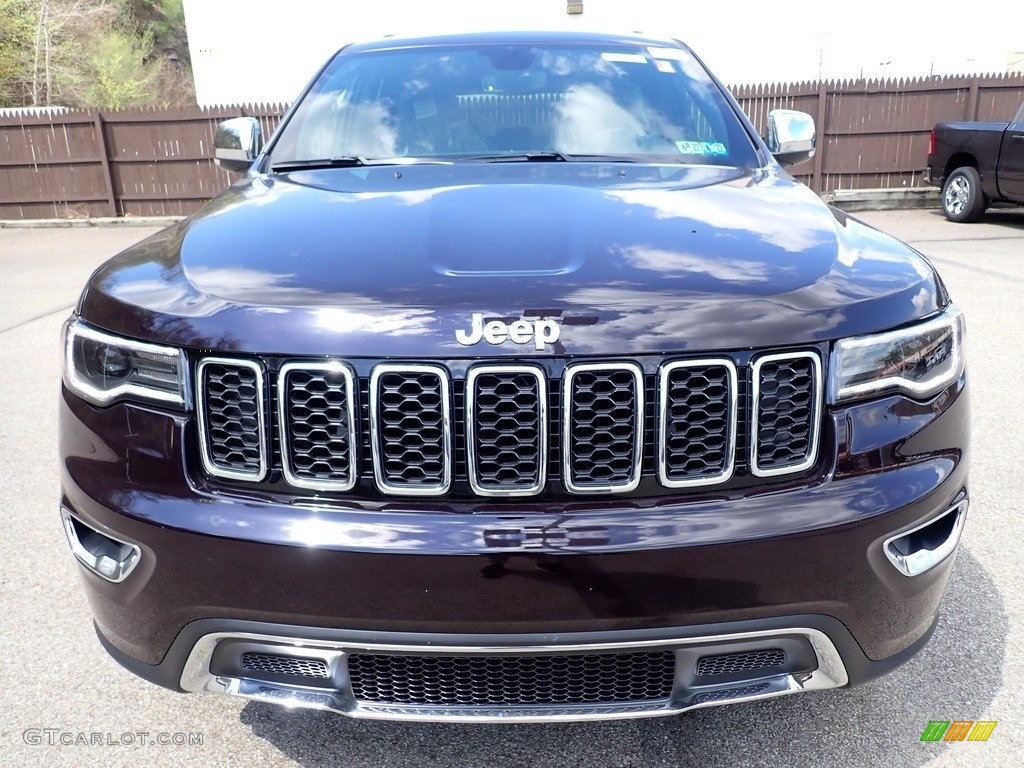 2021 Grand Cherokee Limited 4x4 - Sangria Metallic / Black photo #9