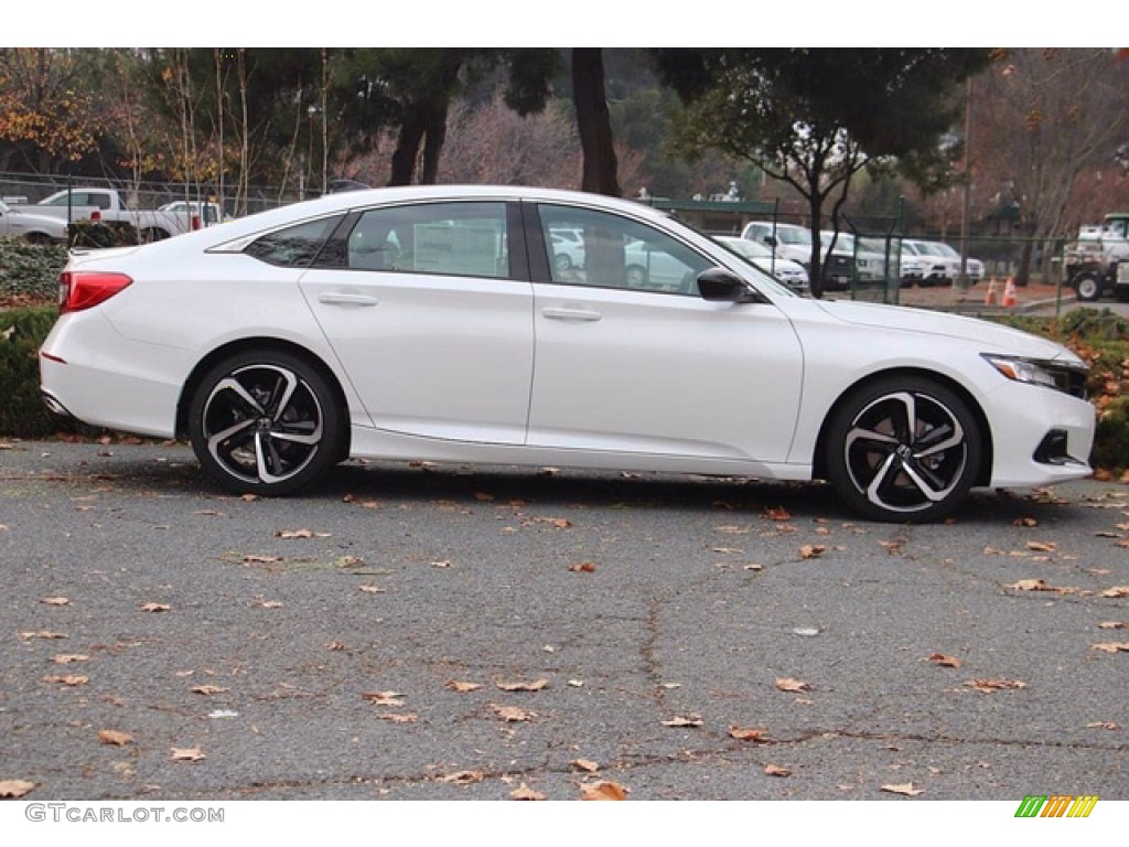 2021 Accord Sport - Platinum White Pearl / Black photo #4