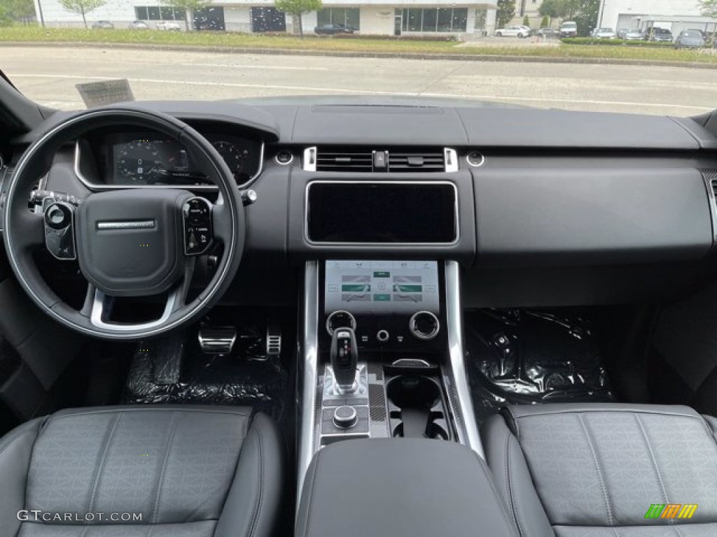 2021 Land Rover Range Rover Sport Autobiography Ebony Dashboard Photo #141681080