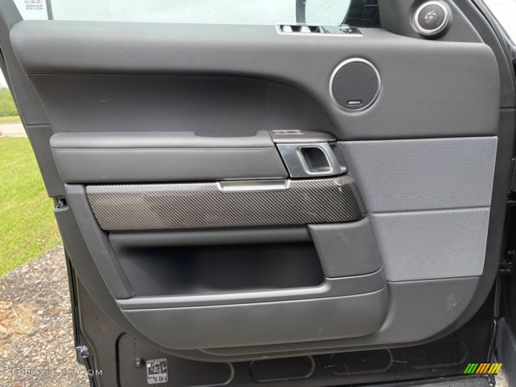2021 Land Rover Range Rover Sport Autobiography Ebony Door Panel Photo #141681120