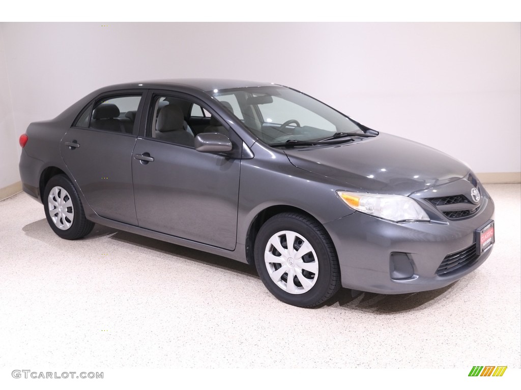 2011 Corolla LE - Magnetic Gray Metallic / Ash photo #1